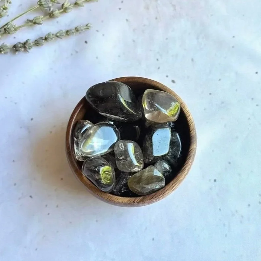 Smoky Quartz tumble associated with grounding, protection, emotional balance, and resilience