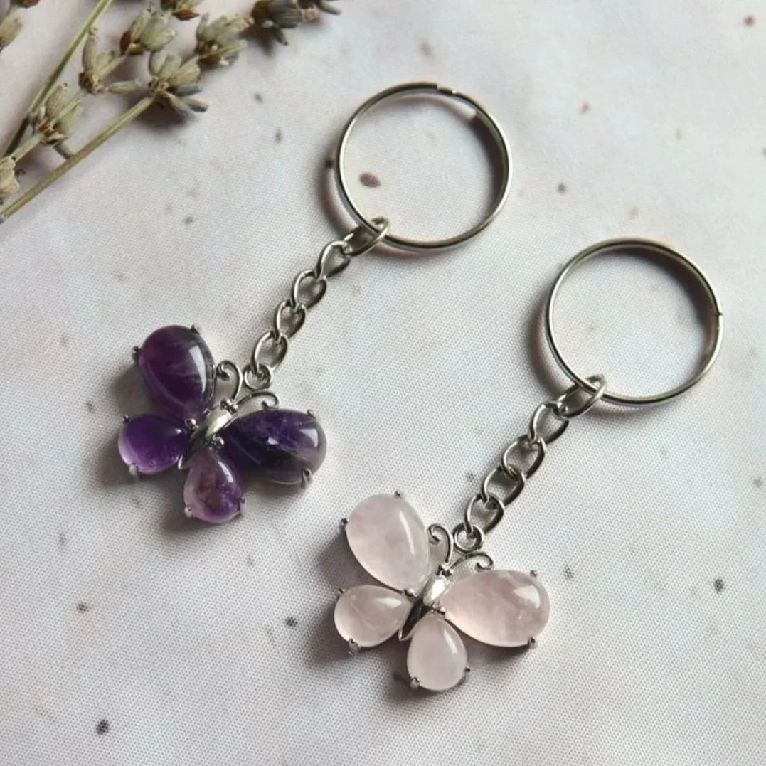 Butterfly | Crystal Keyring