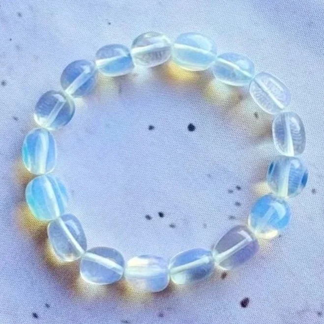Opalite | Round Bead Bracelet