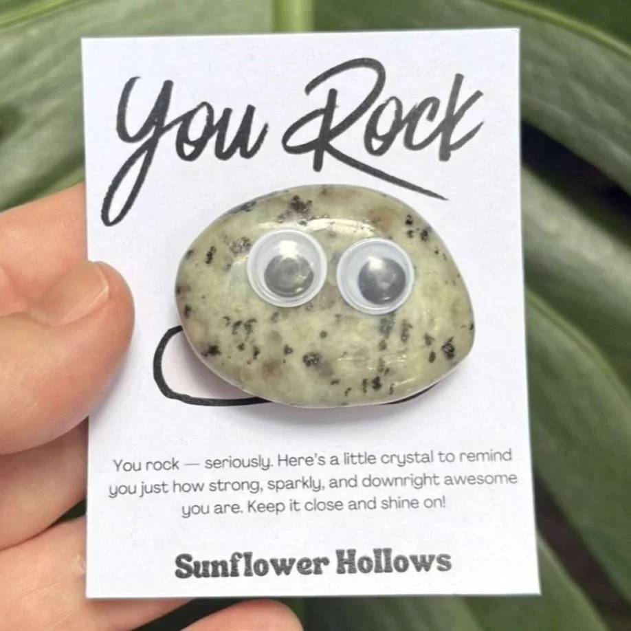 You Rock Pocket Token - Dalmatian Jasper