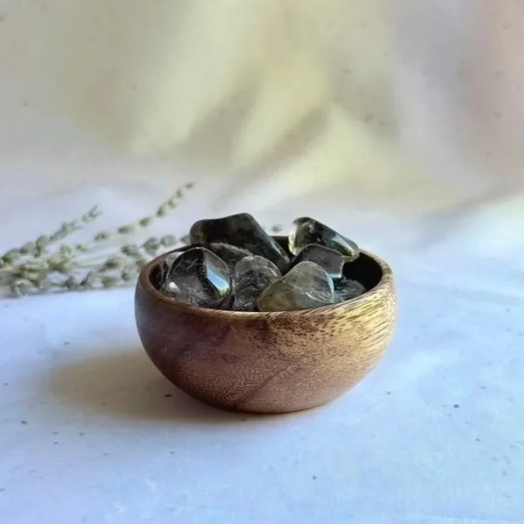 Natural Smoky Quartz tumble displaying translucent smoky brown tones and polished finish