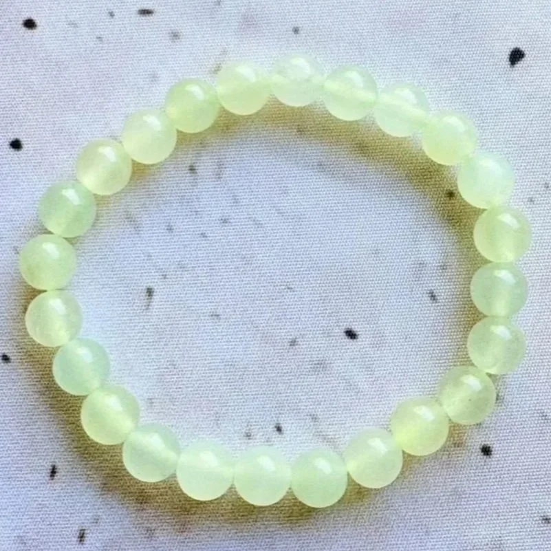New Jade | Round Bead Bracelet