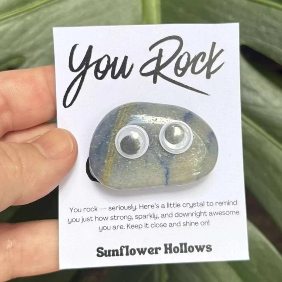 You Rock Pocket Token - Blue Quartz