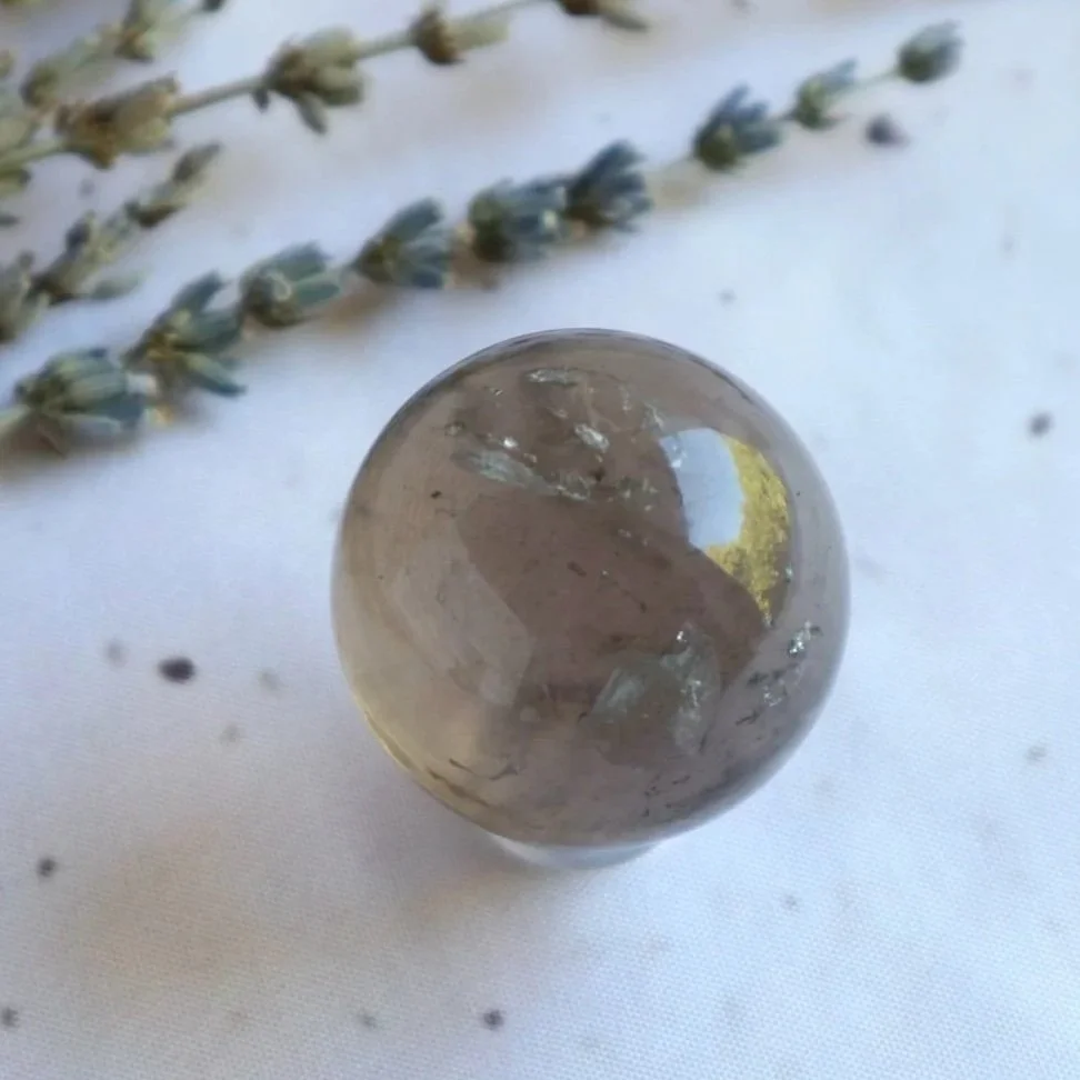 Exact X Grade Smokey Quartz sphere with polished finish