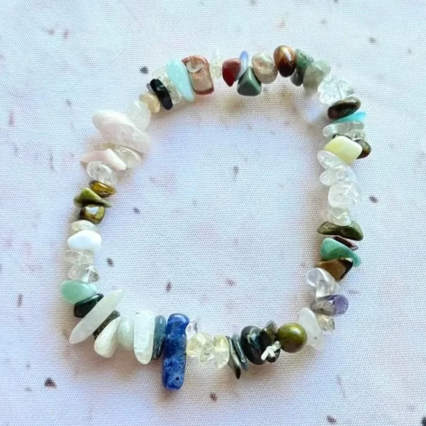 Mixed Stone | Chip Bracelet