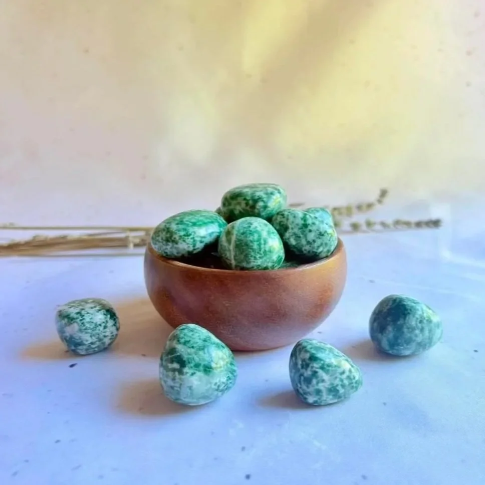 Nan King Jade tumble associated with harmony, prosperity, and emotional balance