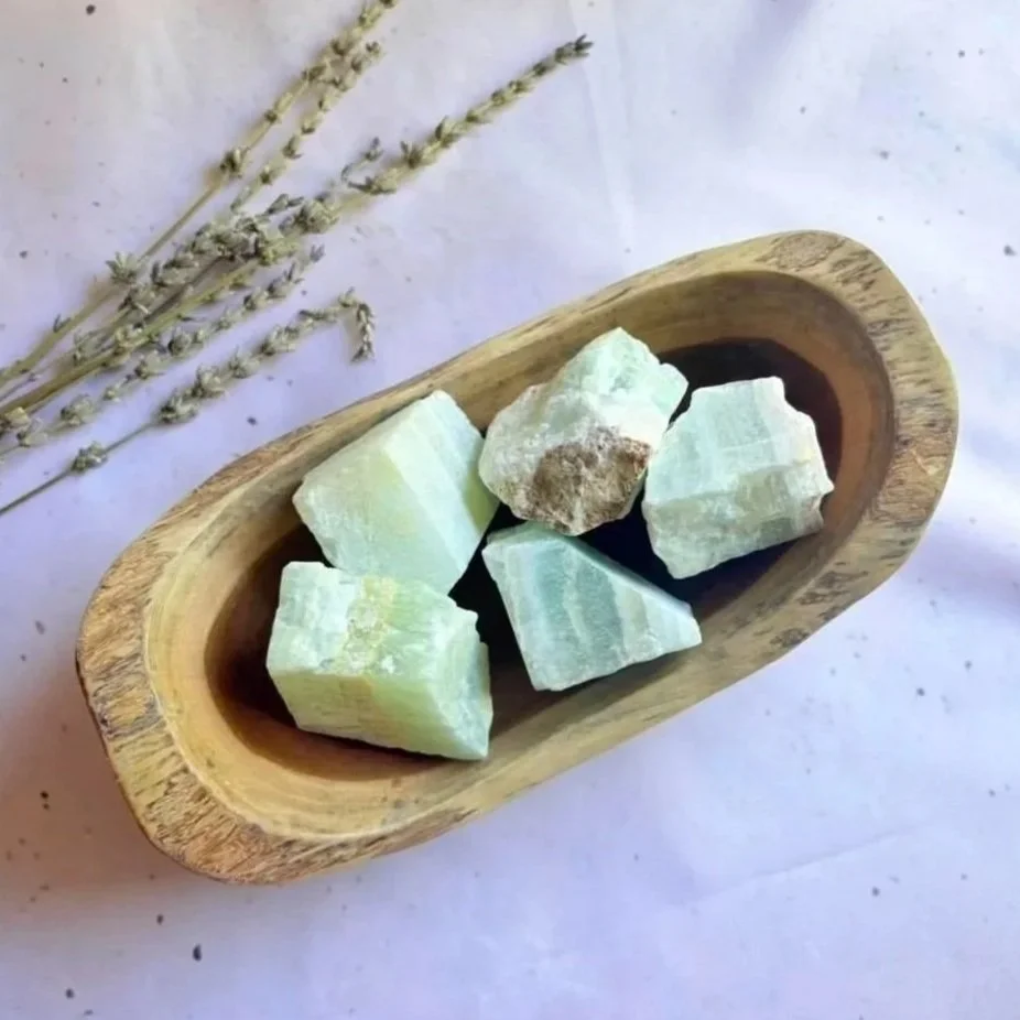 Pistachio Calcite | Rough Crystal