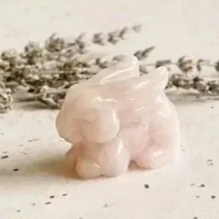 Rose Quartz Bunny