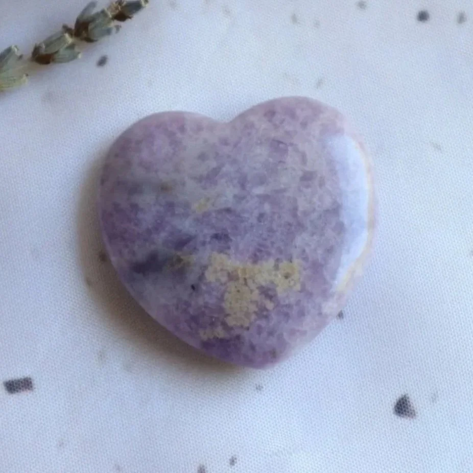 Lepidolite | Crystal Heart