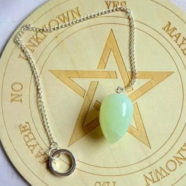 New Jade | Round Pendulum