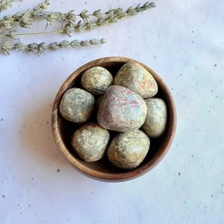 Leopard Skin Jasper tumble suitable for crystal collections and gifting
