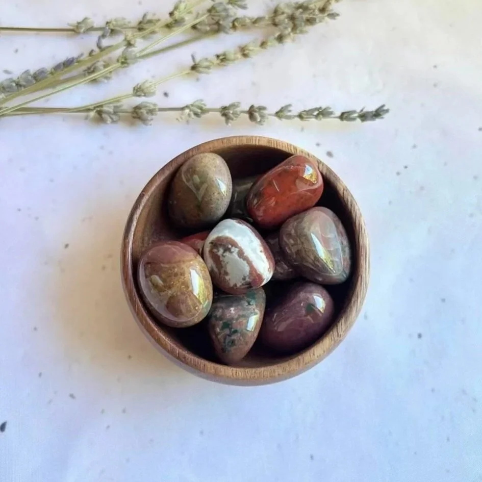 Polished Bloodstone tumble suitable for crystal collections and gifting