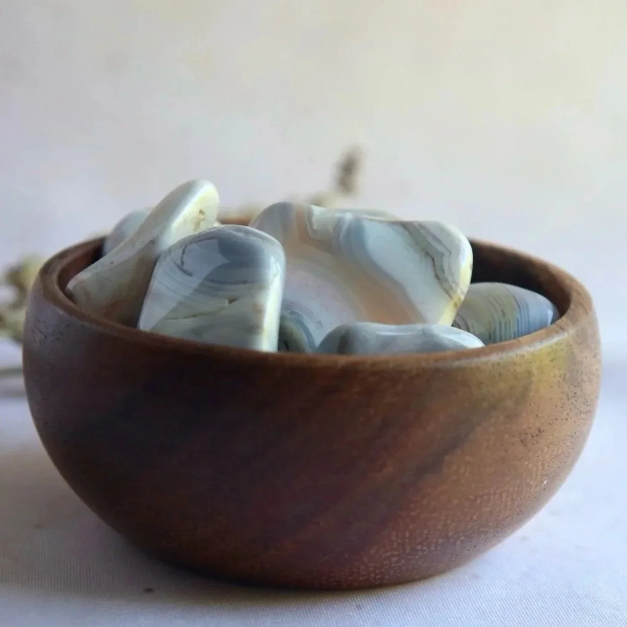Pink Botswana Agate | Tumbled Crystal