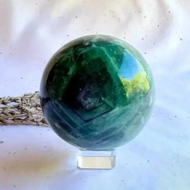 Rainbow Fluorite Sphere | 7.3cm