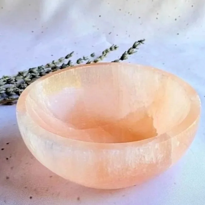 Peach Sarin Spar Bowl