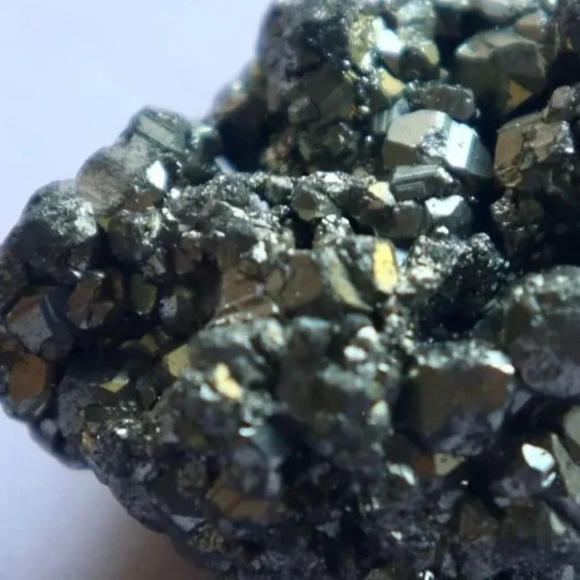 Rough Pyrite crystal selected for a crystal collection