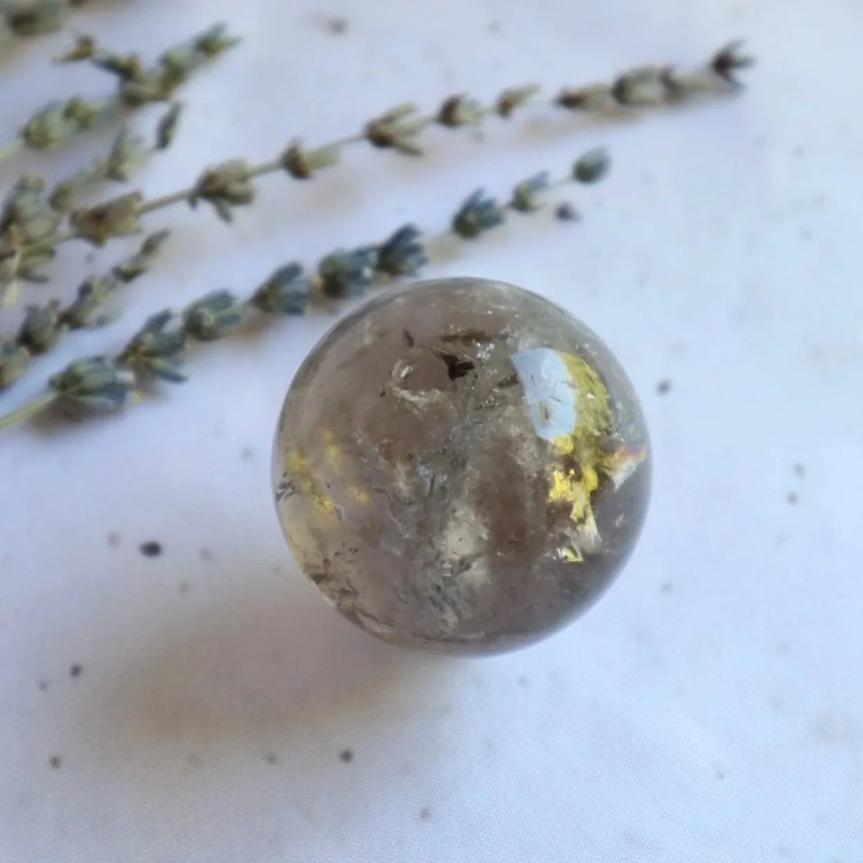Exact X Grade Smokey Quartz sphere with polished finish