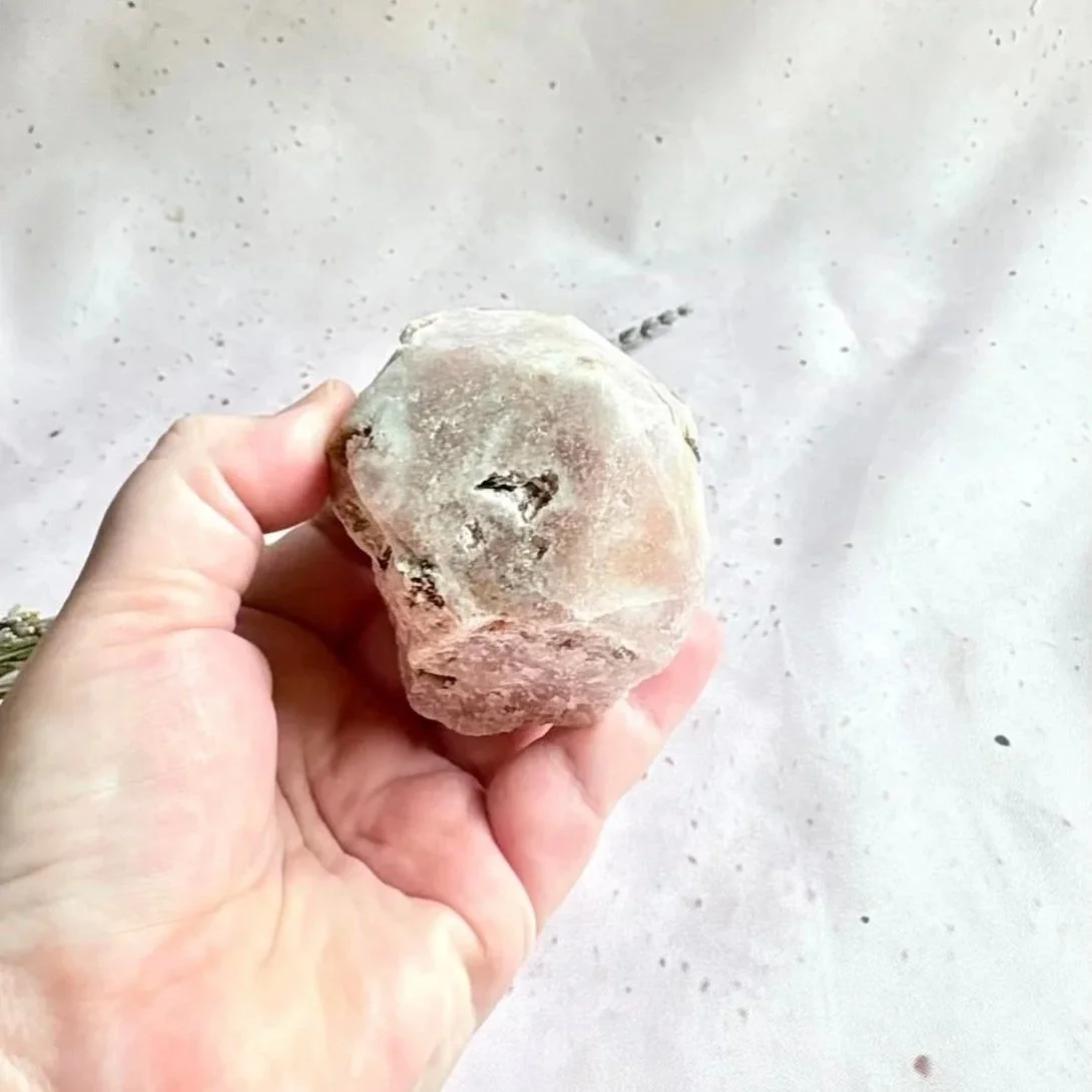 Exact Pink Amethyst tower with a natural druzy cavity for crystal collectors