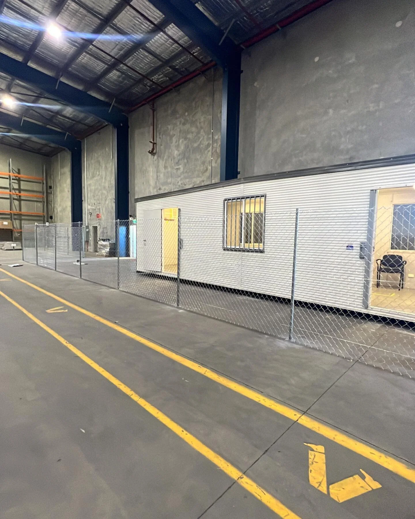 Something abit different, installed chain wire fencing in a warehouse

@premuimfencingsolutons