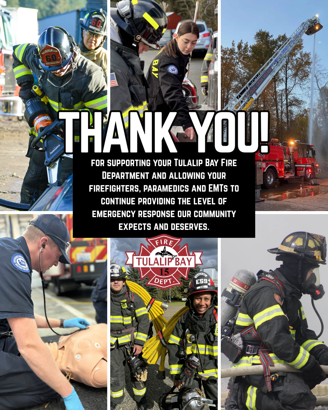 Thank You, Tulalip Bay!