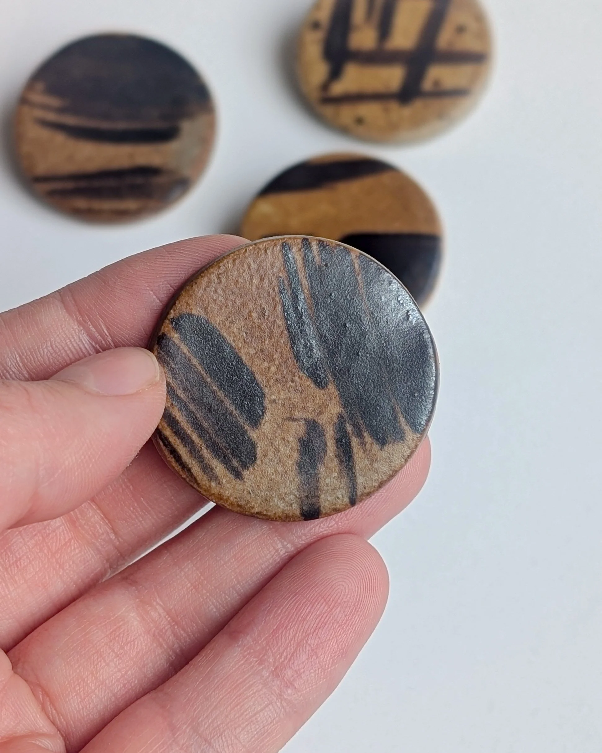 Mustard Yellow and Iron Pin