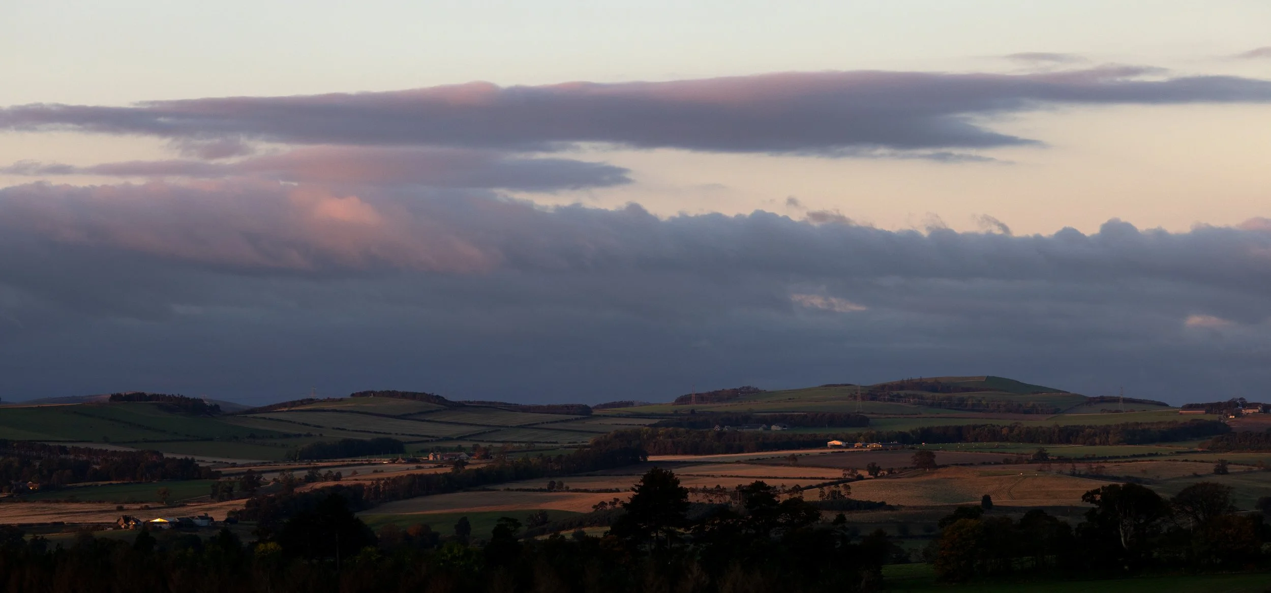 Sunrise over Northumberland. England. 2025.