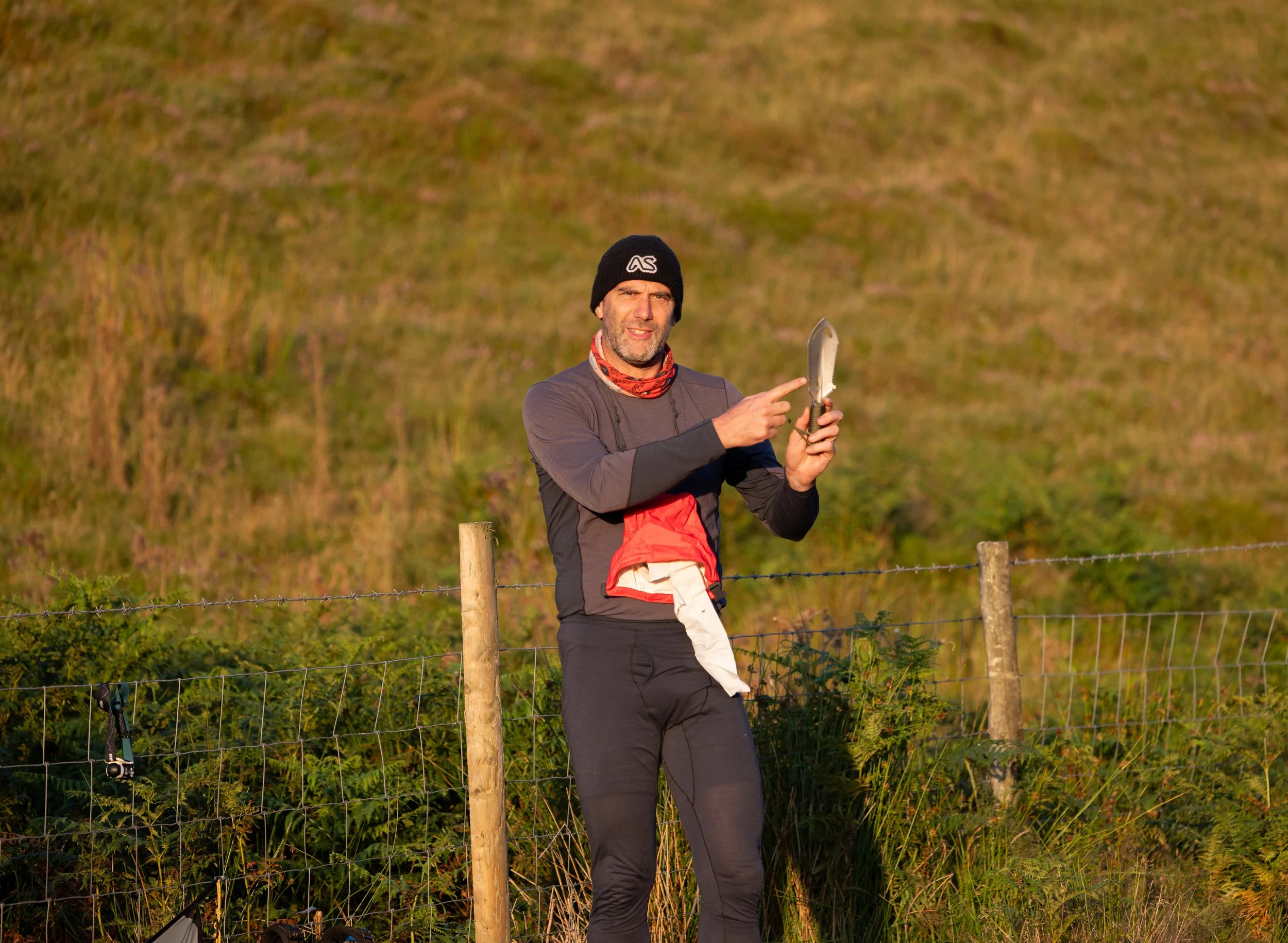 Jim loves a poop gadget. Wales. 2025.