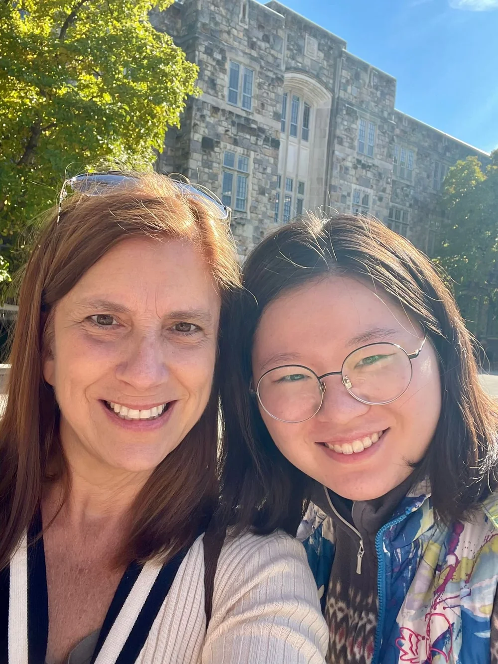 Dr. Julia Devoy and Cecelia Cheng