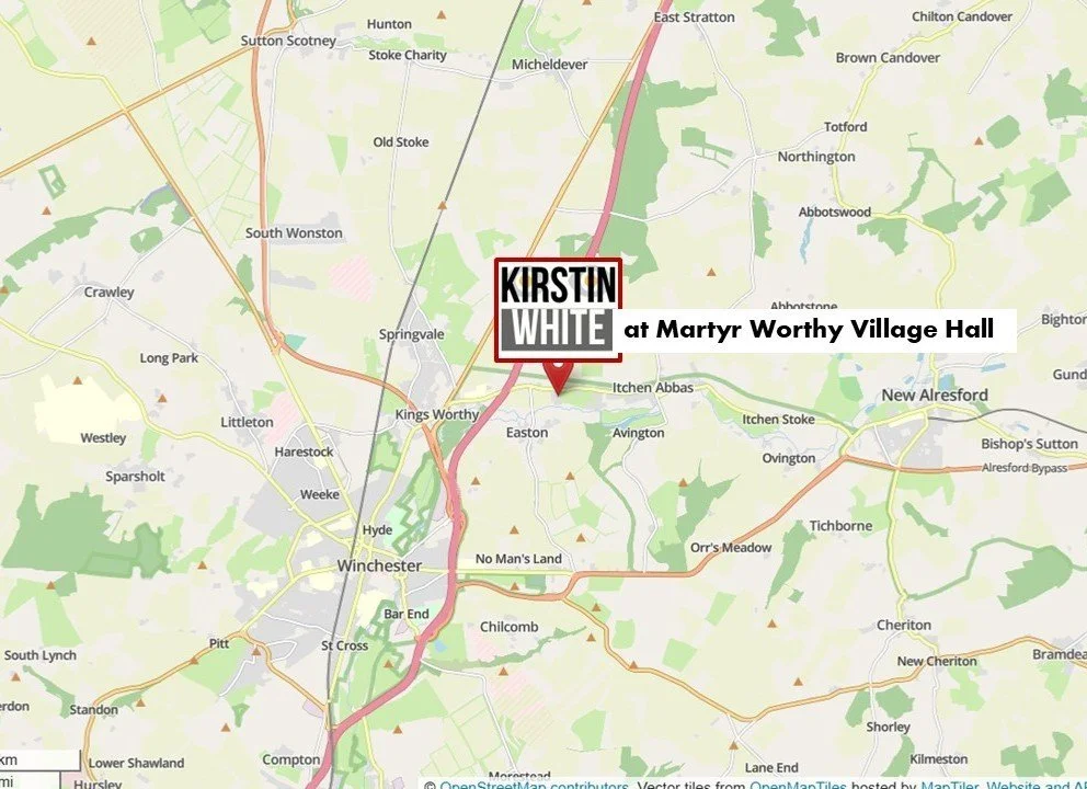 Map showing Martyr Worthy Village Hall location.JPG
