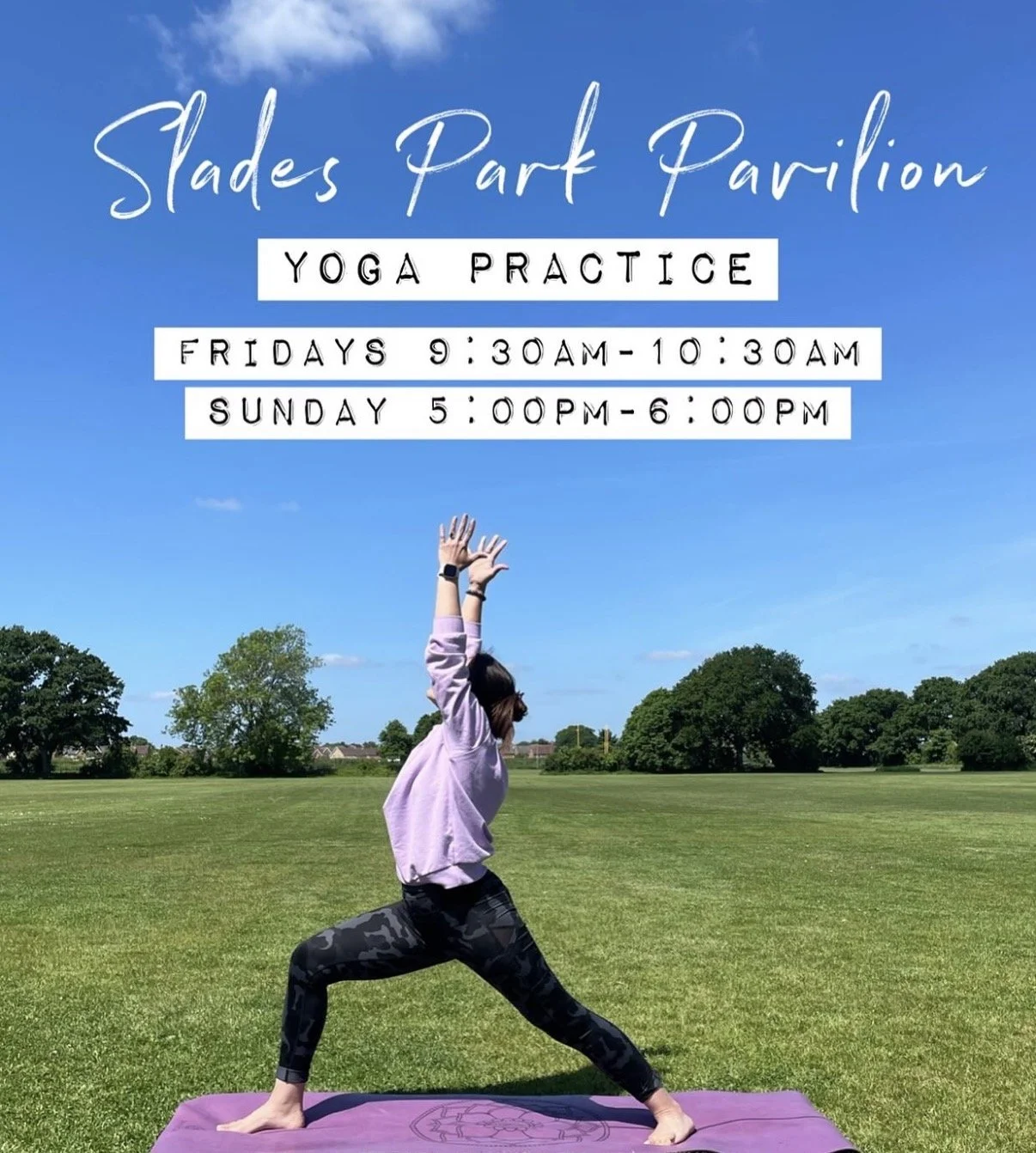SLADES PARK VINYASA YOGA CLASS ( 5 classes pass)