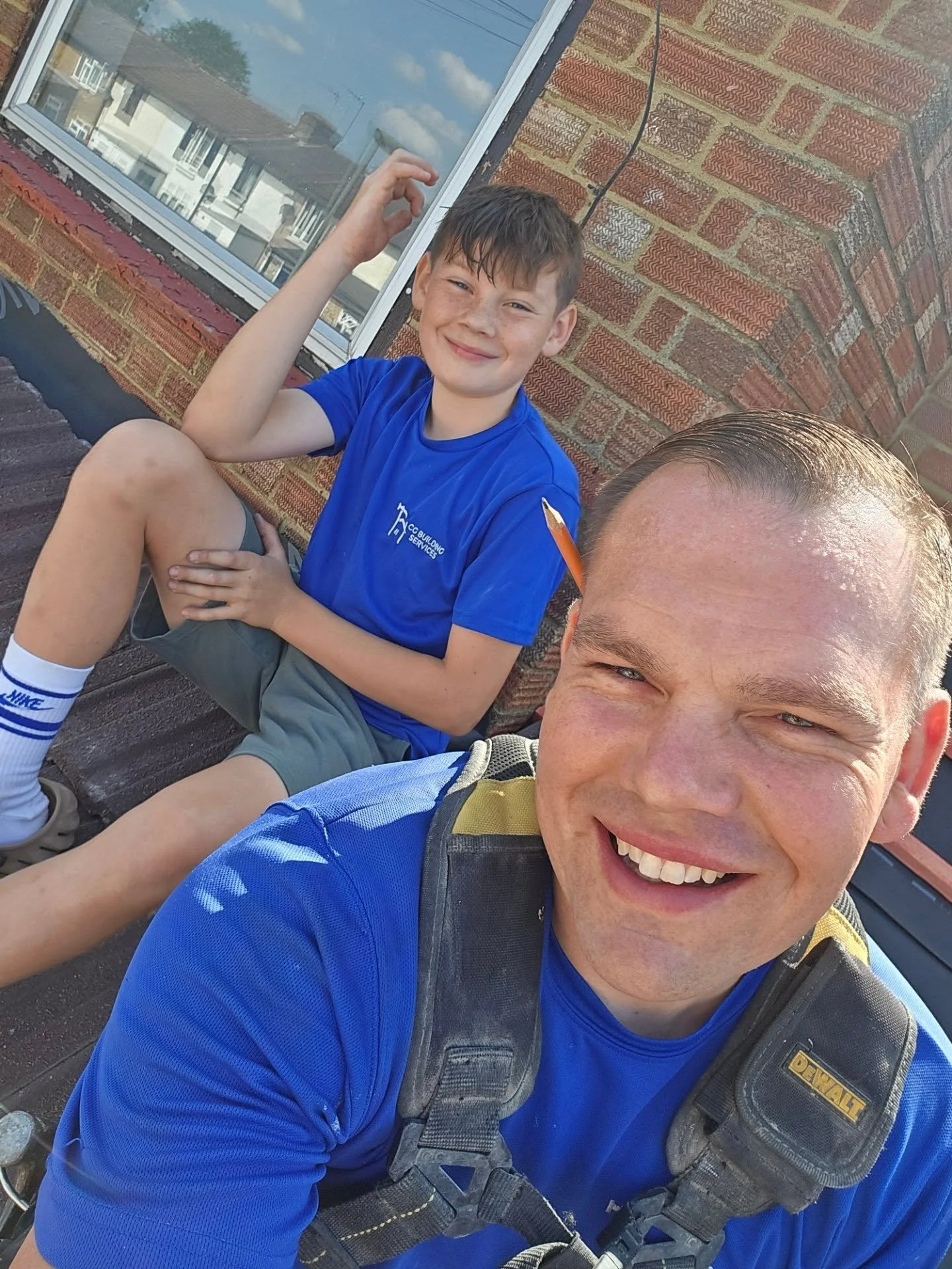 👷&zwj;♂️ THE FUTURE IS BRIGHT 🌞 😎

From walking out of primary school for the last time with his sister to getting stuck in with the lad's again last summer 2025. 

Proud to call you Son @george_beattie_4 💙

Hurry up and finish secondary school! 