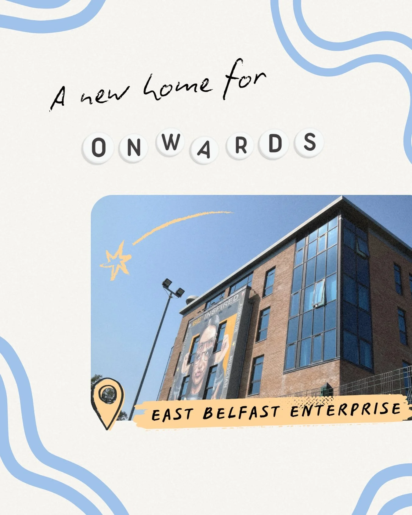 ✨⭐️A new chapter begins! ⭐️✨ 

I&rsquo;m so excited to share that I&rsquo;ve officially moved into my new office at East Belfast Enterprise! 🥳🥳

I&rsquo;m still getting everything settled in and making the space feel cosy so office photos are comin