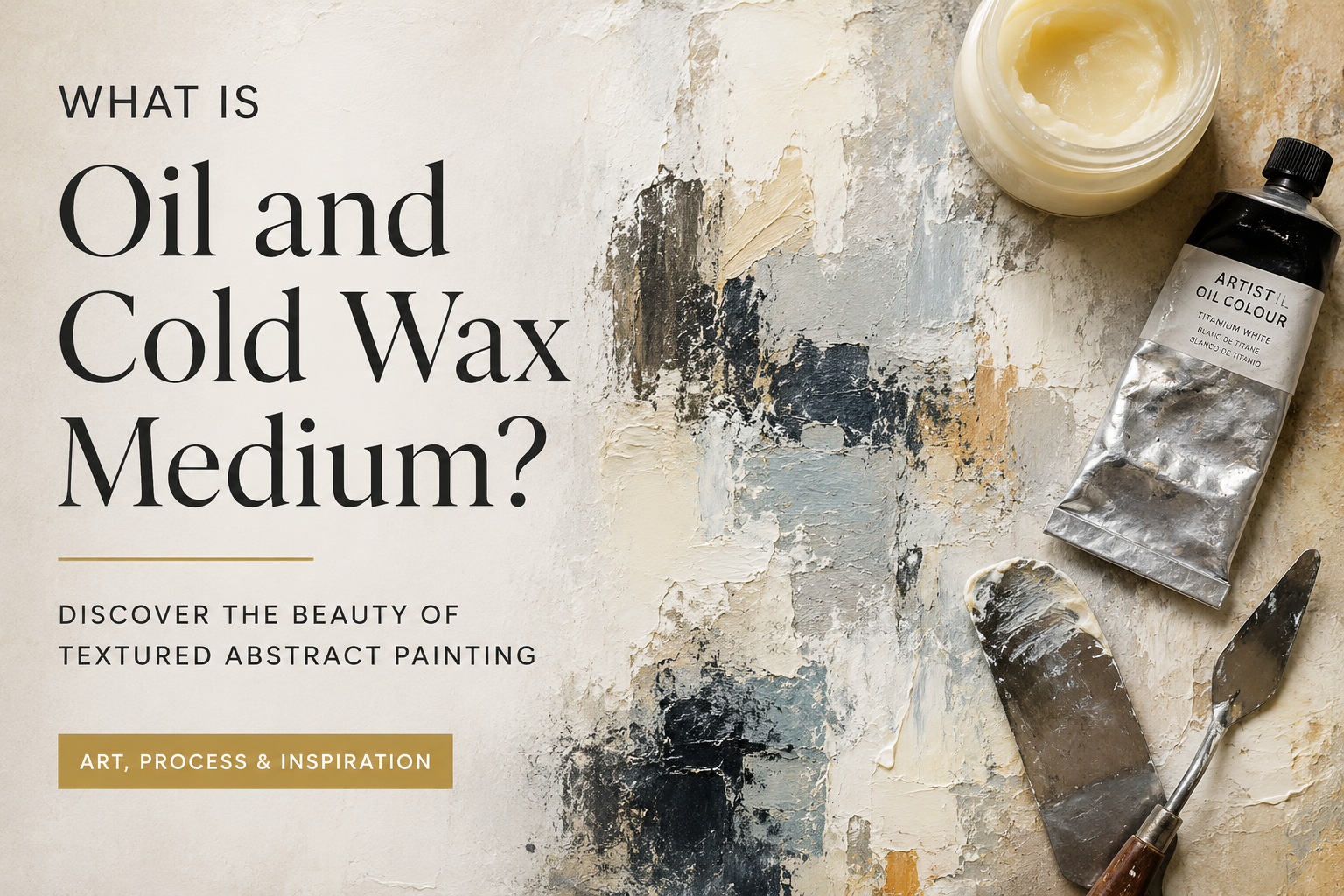What Is Oil and Cold Wax Medium? Discover the Beauty of Textured Abstract Painting