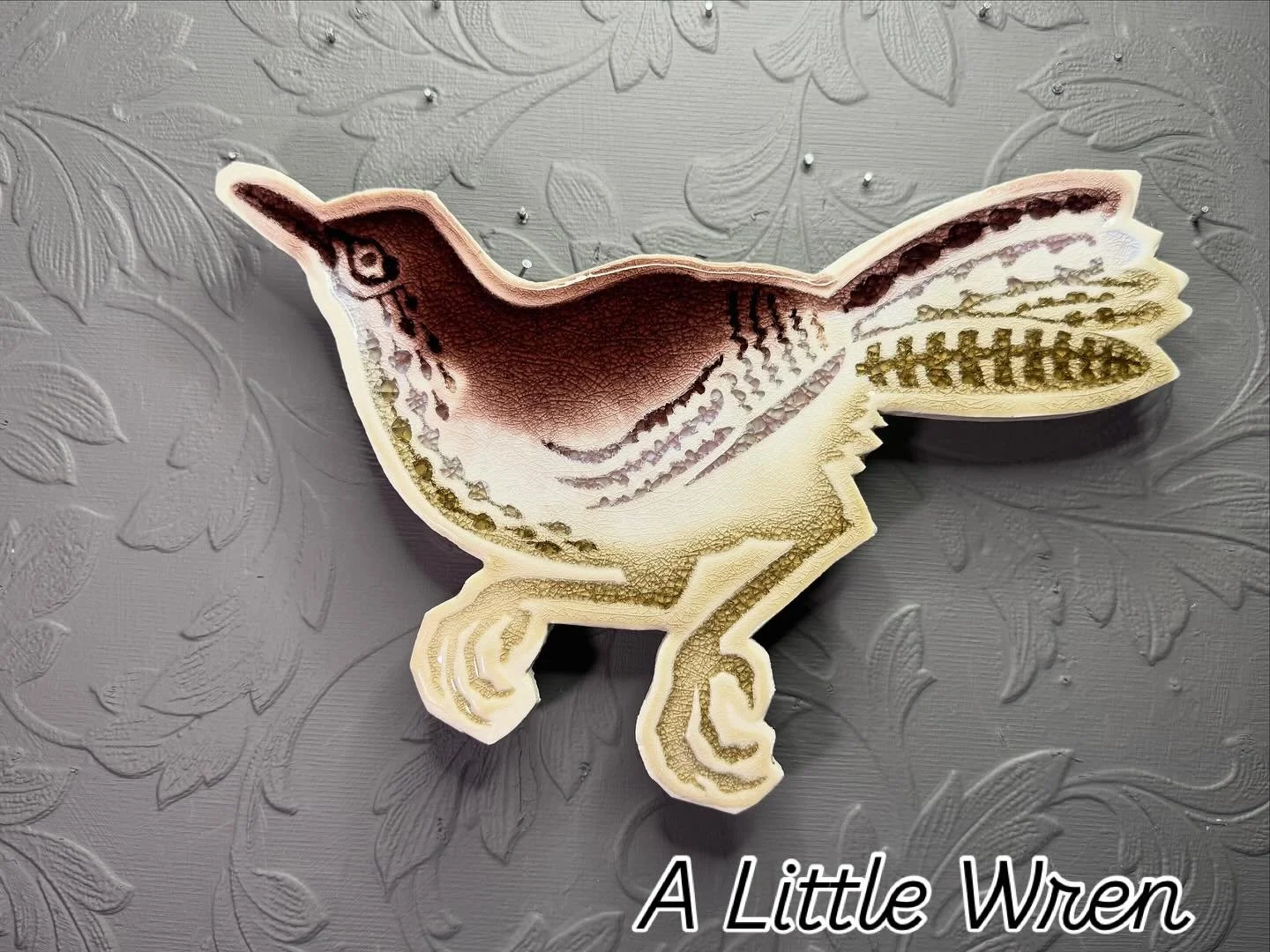 Beautiful, meticulous hand-rolled ceramic wren tiles.
Each piece is a small work of art&mdash;a slow, intentional process that results in unique, elegant items perfect for thoughtful gifting. Find your favourite tile or a piece of unique ceramic jewe