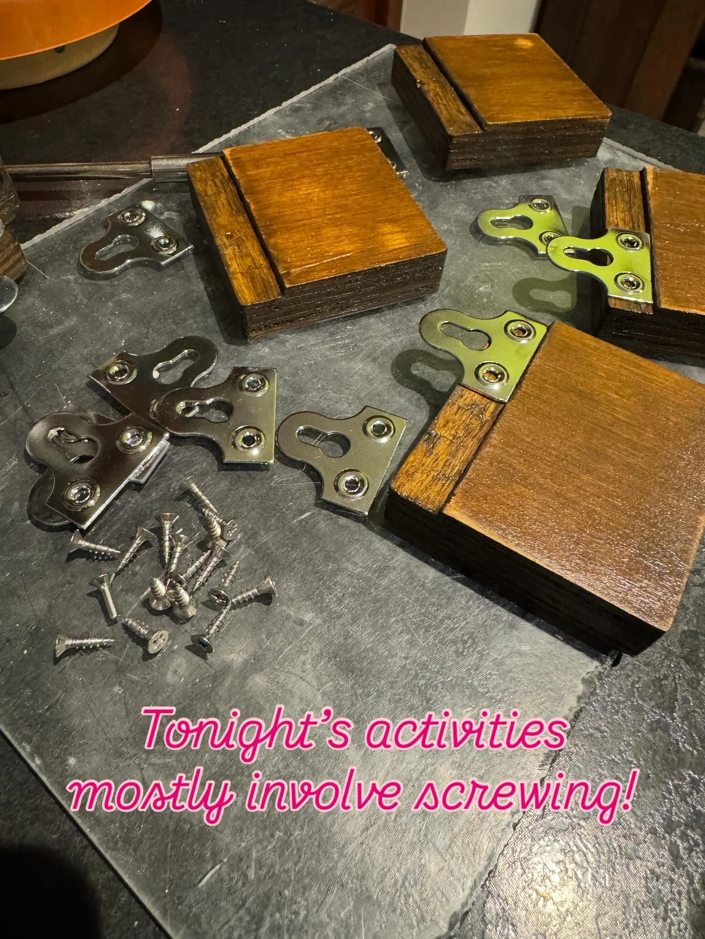 And by that I mean the backing blocks I use for all my tiles. #handmade #artiststudio