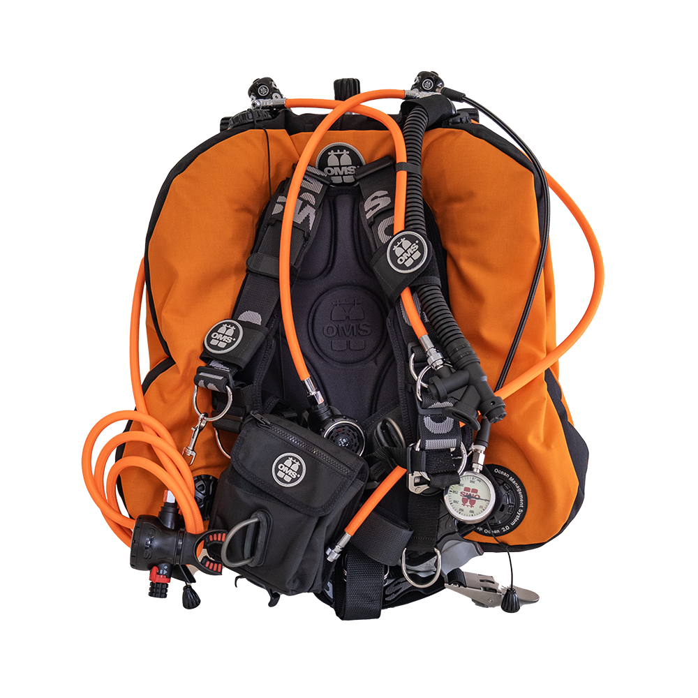 OMS Twin Set - Comfort Harness III, Deep Ocean 2.0 Wing, Airstream C Evoke Twin Reg