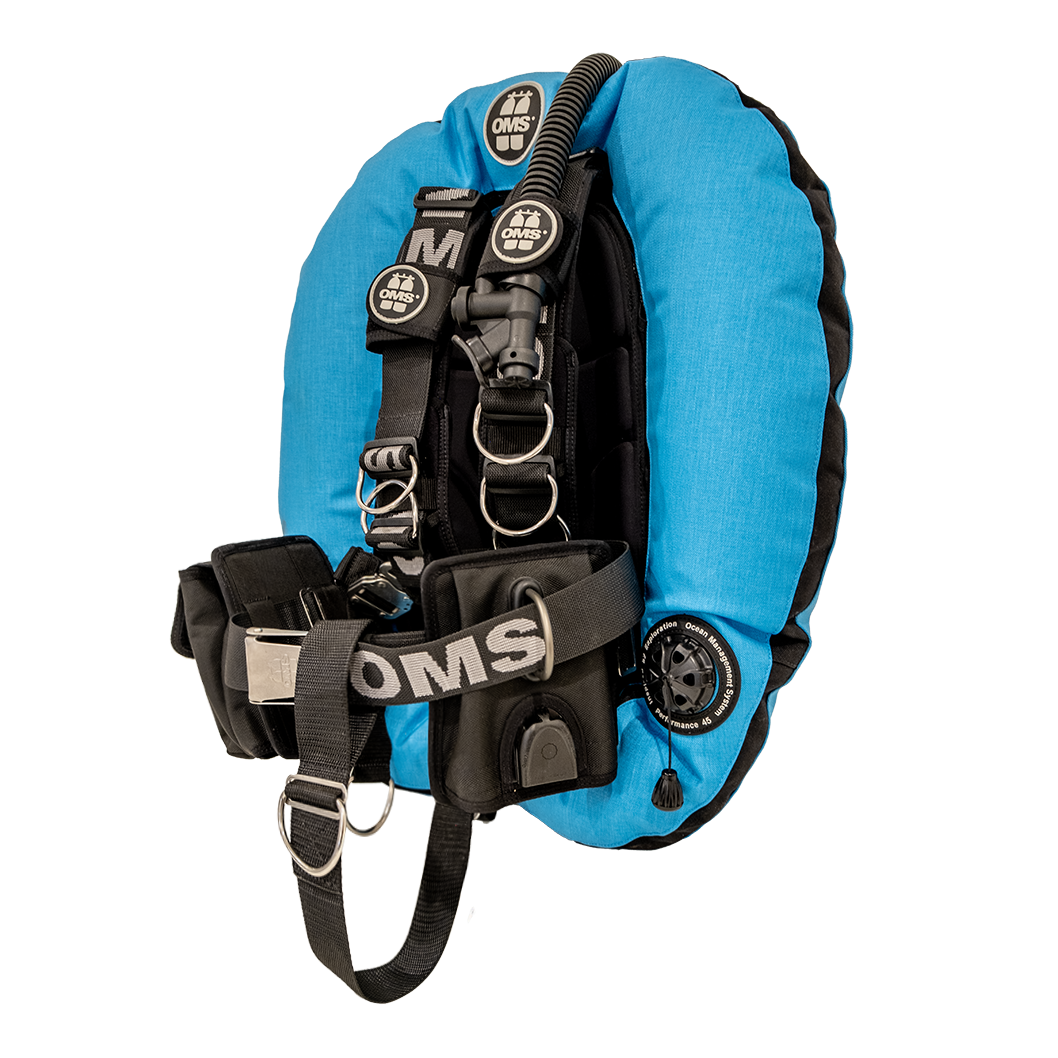 OMS Comfort Harness III Double Wing-blue- side.png