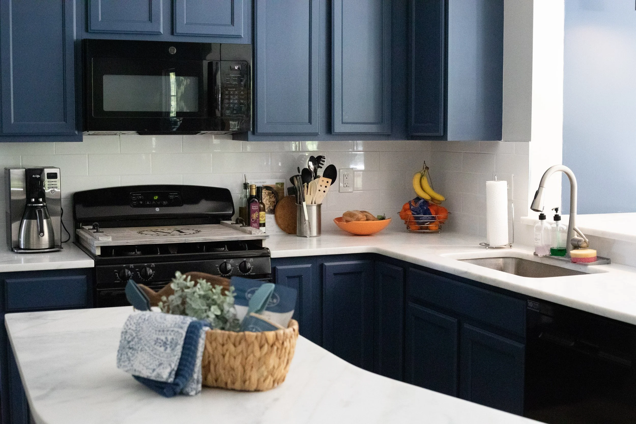 Blue Kitchen remodel In Woolwich, NJ