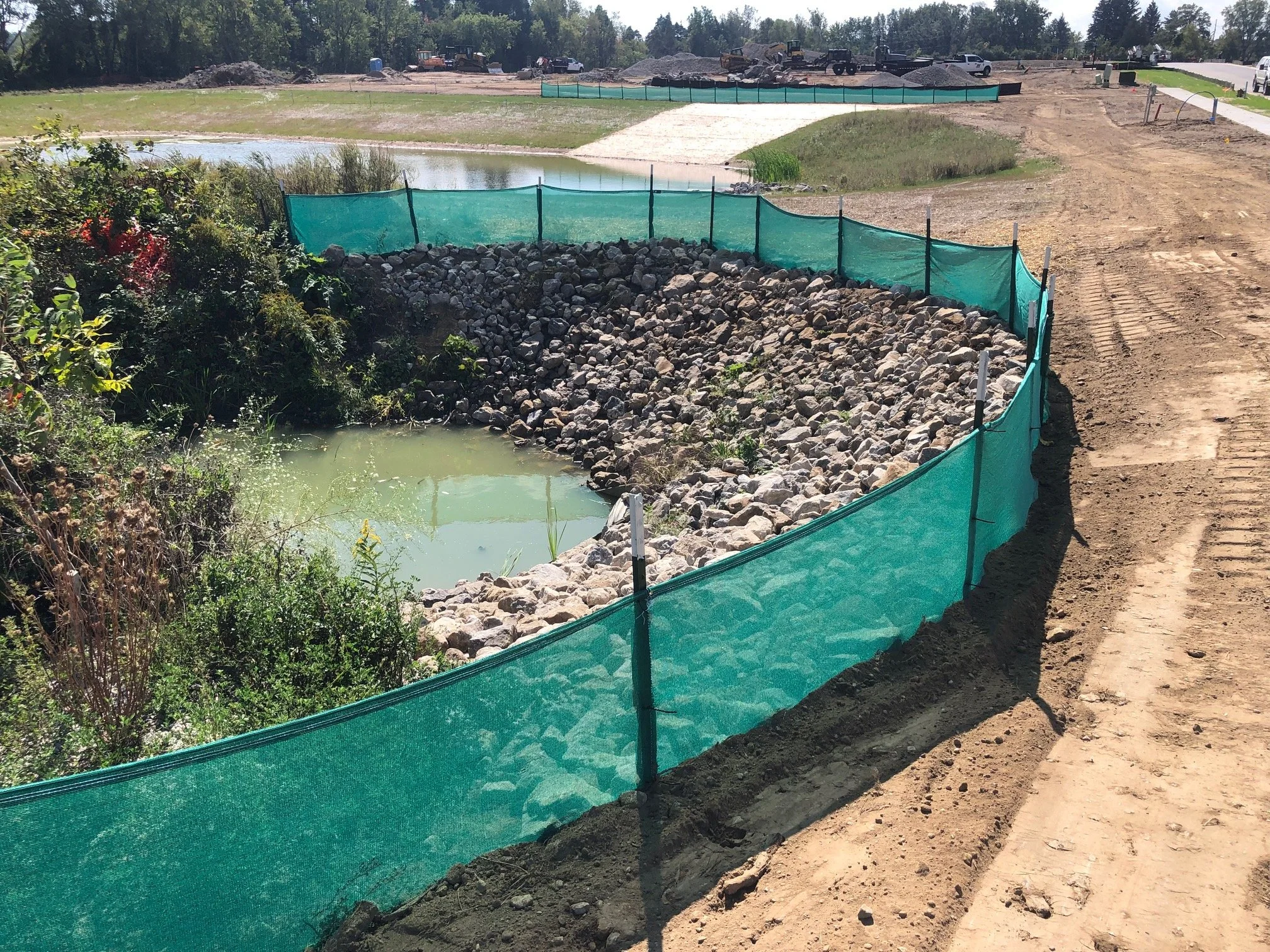 Pond Riprap Miscellaneous Products — Maj Services