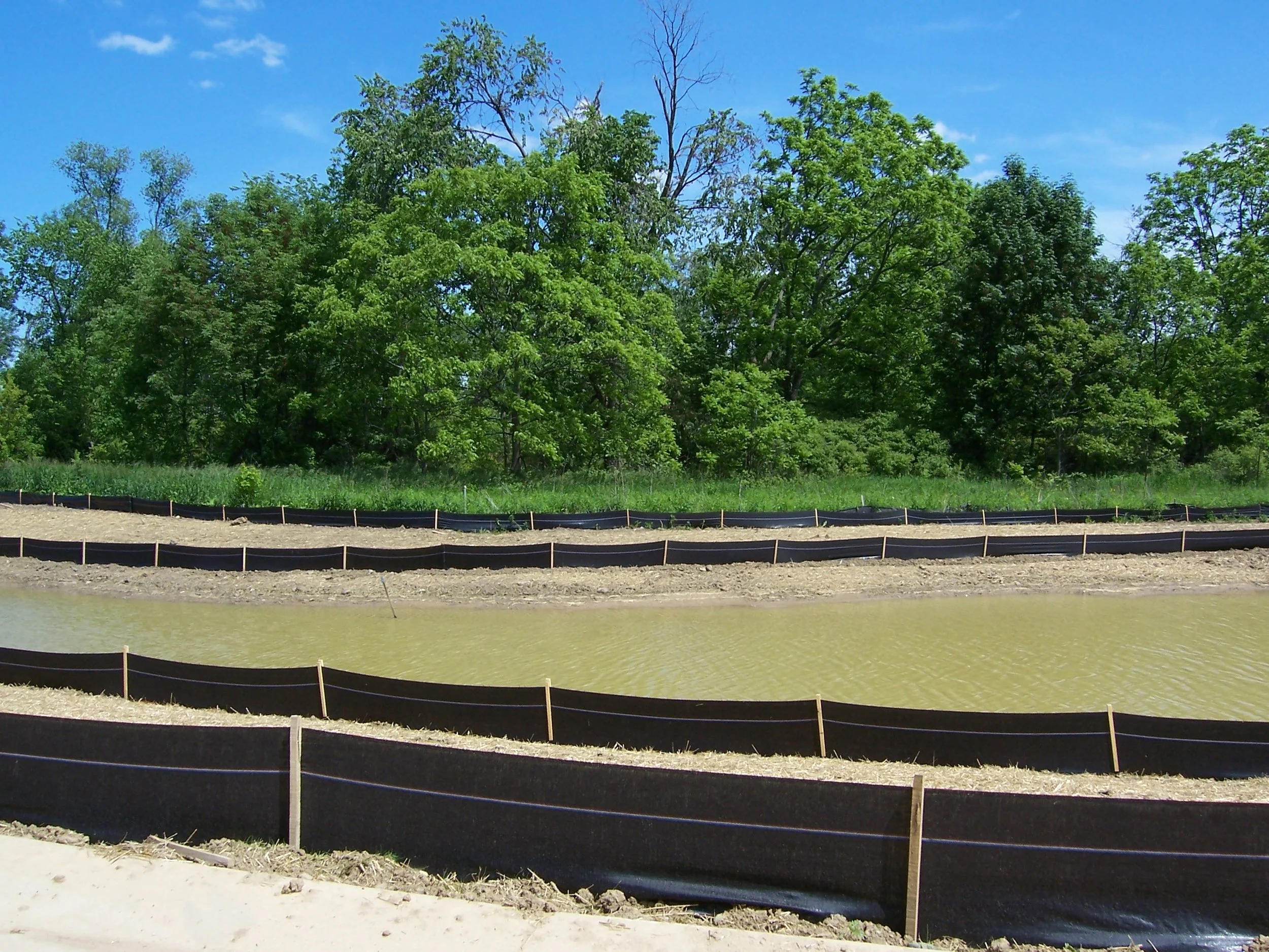 Silt Fence in the Winter?