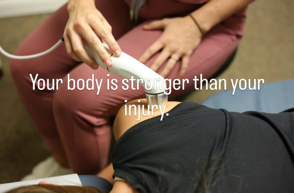 An injury does not mean your body has failed you.

Your body is constantly adapting, repairing, and rebuilding.

Give it the right environment to heal and the patience to do its job.