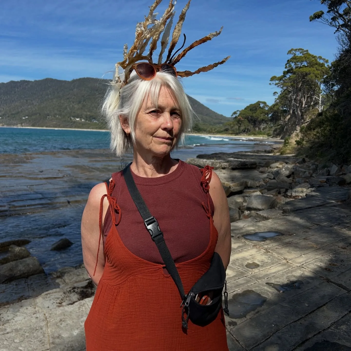 Floral crown &hellip; made by nature in Tasmania

#seaweed #flotsumandjetsum