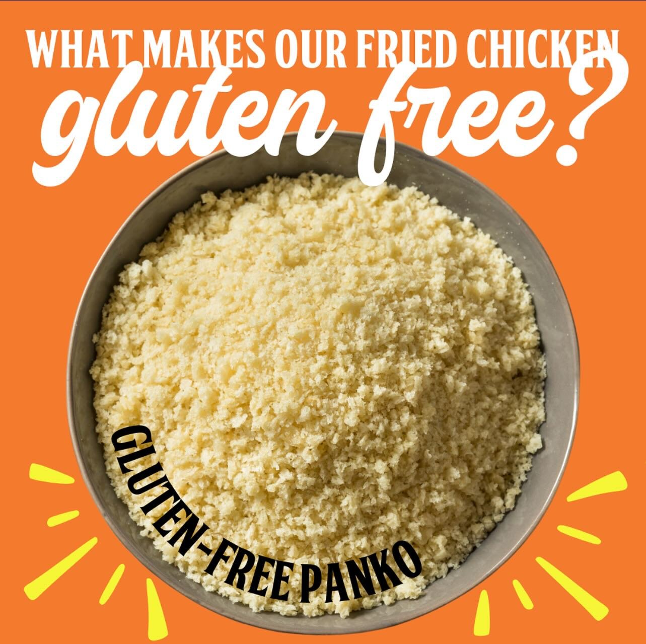 We take your food allergies serious , our fryer is dedicated gluten free and we offer a gluten free bun option for all sandwiches.  Make sure to tell us your allergies prior to ordering 😋😋
