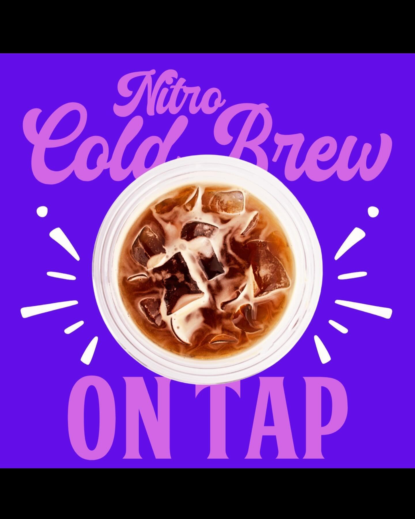 Serving @beanstockcoffee  since day one, their nitro cold brew on tap is a crowd favorite. The nitrogen infusion gives this 20+ hour steep a delicious frothy &amp; velvety texture, that&rsquo;s almost too smooth for your  daily caffeine intake 😳☕️