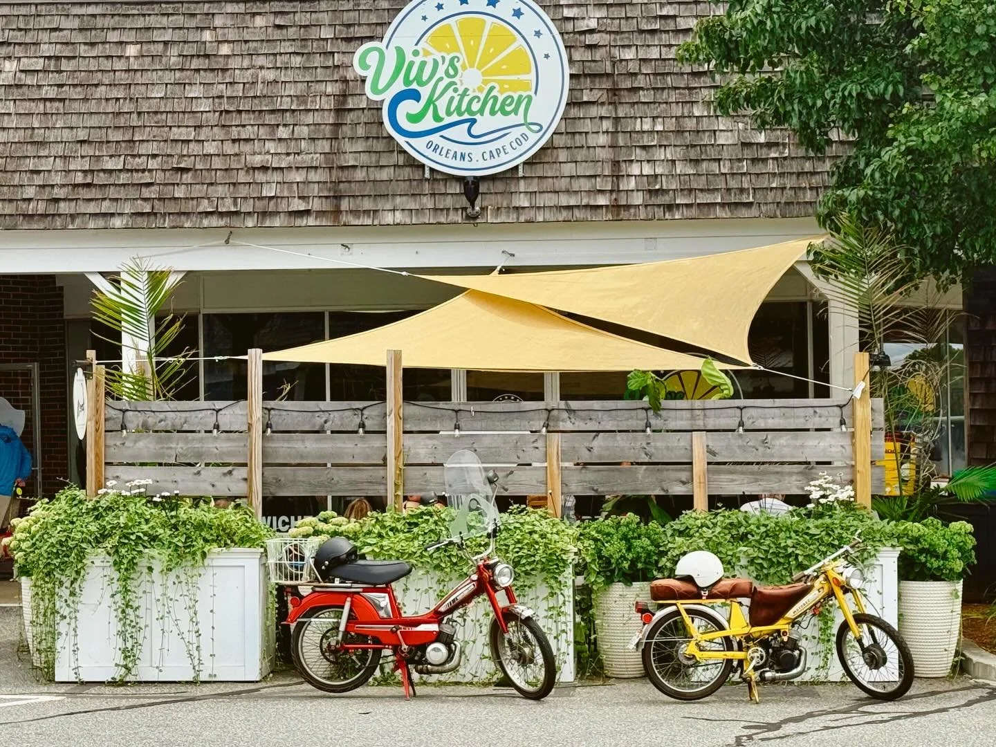 Picture this: it&rsquo;s a warm, sunny day a couple months from now ☀️

You ride your bike through town, pull up to our patio, and grab a fresh bite and something cold to sip on.
No rush, just good food, sunshine, and that perfect Cape day feeling. ?