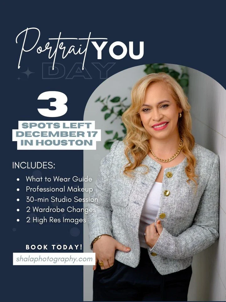 3 spots left! ⏳📣

I have 3 PortraitYOU openings left on December 17. If you&rsquo;ve been wanting fresh headshots, a mini-personal branding session, or even beauty portraits, this is your moment 🌟

Let&rsquo;s create something that reflects your ne