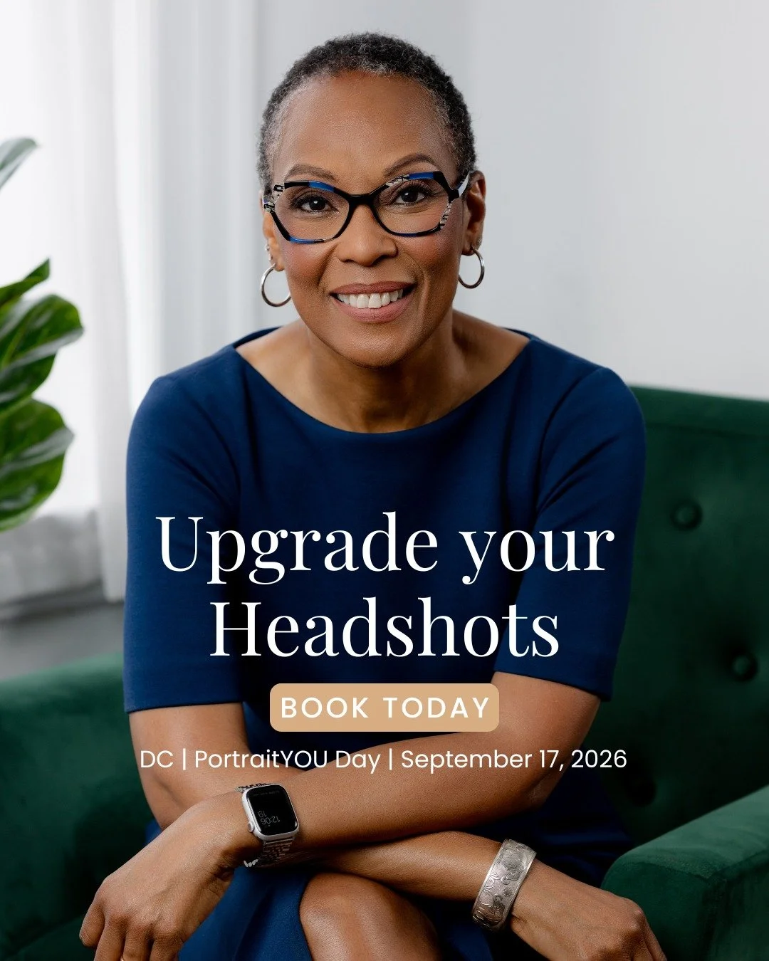 Hello DMV! I have a few spots left for my upcoming PortraitYOU Day in Dupont Circle on Thursday, September 17!

If you have to pause too long to remember when you last updated your headshot, friend, it is time!

You, too, can get the upgrade, like no