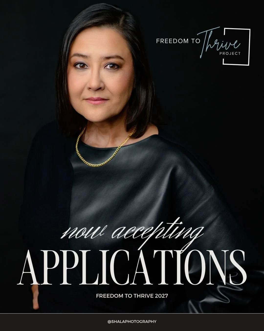 The Freedom to Thrive Project is for women whose stories testify that freedom is possible on the other side of adversity. Through portraiture and storytelling, we honor the women they have become and the hope their stories awaken in others.

To the w