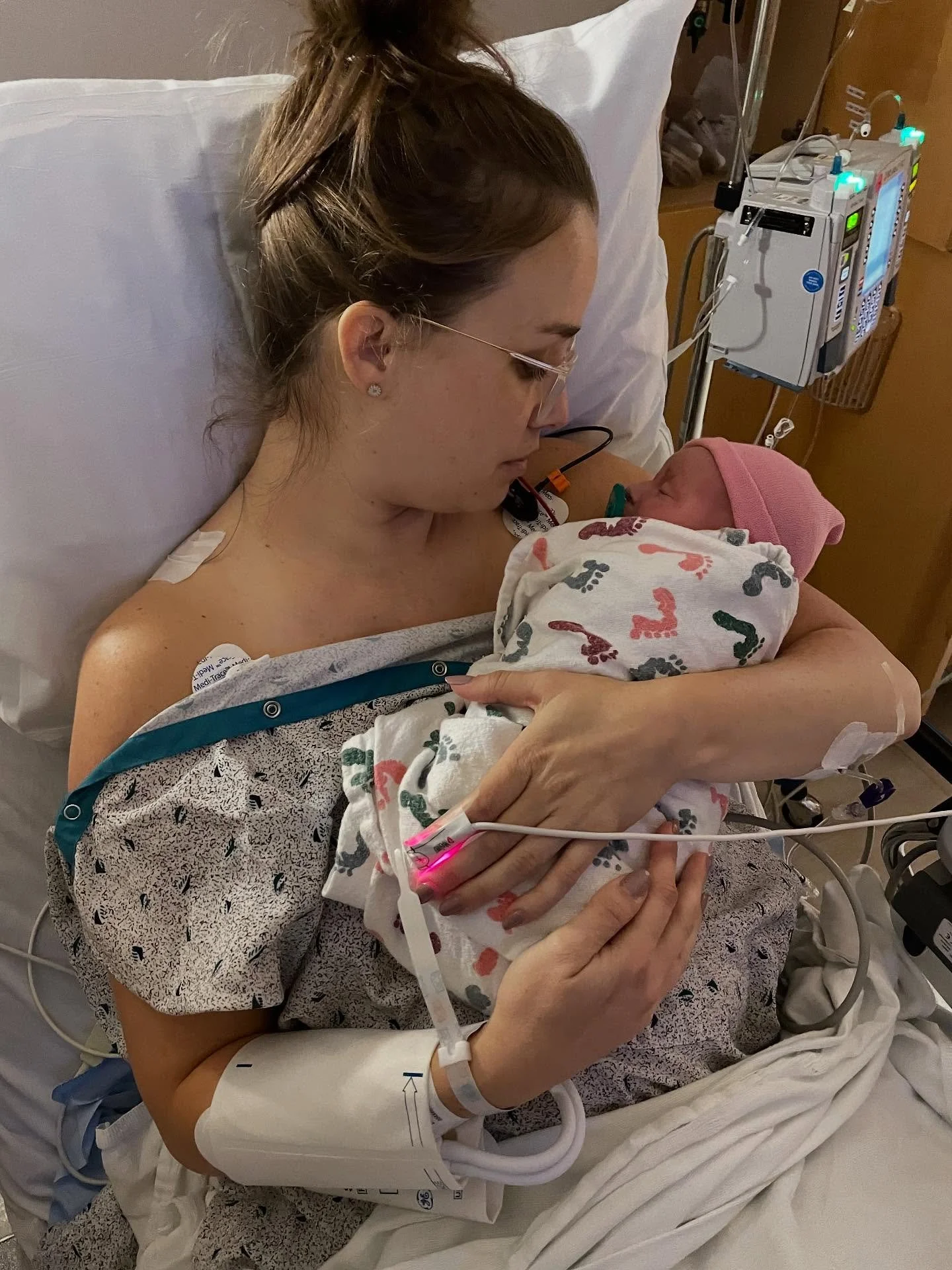 Four years ago today, I fell and landed on my stomach while pregnant with my daughter, sending me into labor. The chaos that ensued over the next 36 hours before I held her in my arms is something that can still bring tears to my eyes and a numbness 