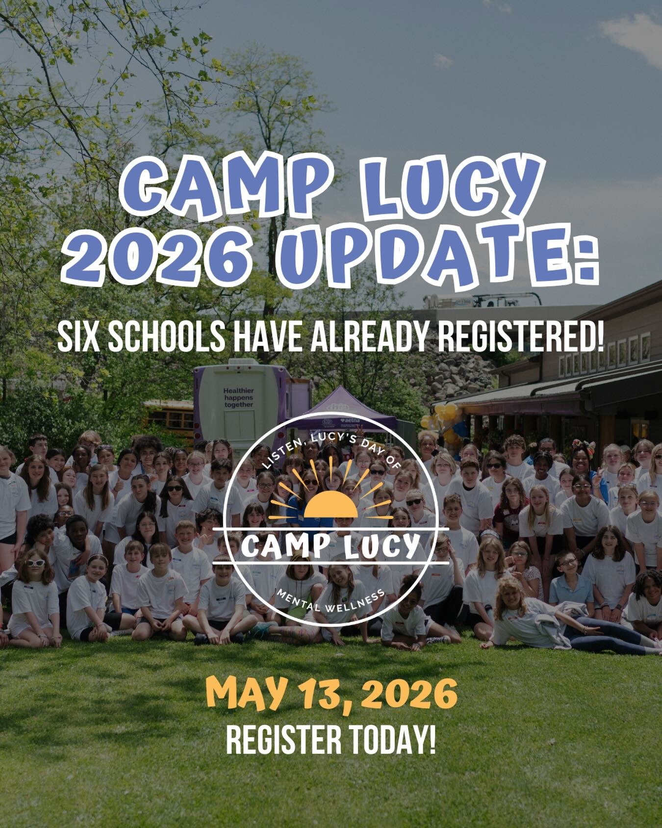 In less than a week, 6 schools have already claimed their spots for Camp Lucy 2026. I&rsquo;m just blown away and so grateful to see so many schools returning. It's everything.

This year feels more important than ever, and I am just looking forward 